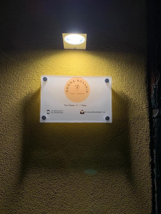 Donna Rosaria House Apartment Sorrento Bagian luar foto